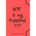 WTF Is My Password: Internet Password Logbook- Red