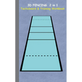 3D Fencing 2 in 1 Tacticboard and Training Book: Tactics/strategies/drills for trainer/coaches, notebook, training, exercise, exercises, drills, pract