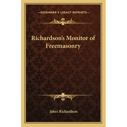 Richardson's Monitor of Freemasonry