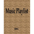 Music Playlist: 150 Pages 8.5" X 11"