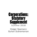 Corporations: Statutory Supplement