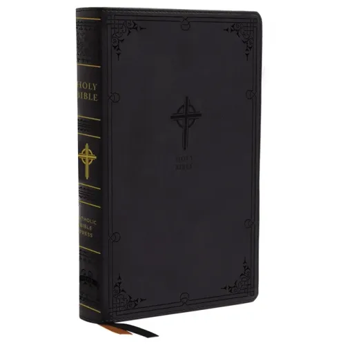 Nabre, New American Bible, Revised Edition, Catholic Bible, Large Print Edition, Leathersoft, Black, Thumb Indexed, Comfort Print: Holy Bible
