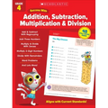 Scholastic Success with Addition, Subtraction, Multiplication & Division Grade 4 Workbook