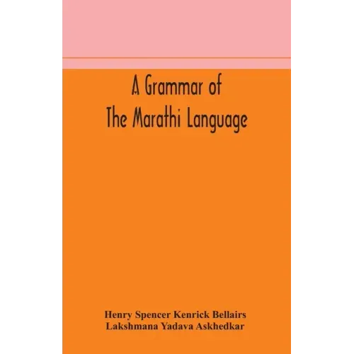 A grammar of the Marathi language
