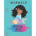 Mermaid Coloring Book: For Girls - 30 Pages - Paperback - Made In USA - Size 8.5x11