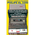 Compact Cassette Recorder Philips EL 3300 - Thank you for this brilliant Compact Cassette Recorder - Lou Ottens - Johannes Jozeph Martinus Schoenmaker