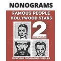 Nonograms Book, Famous People & Hollywood Stars: Fun Japanese Crossword Puzzles, Aka Nonograms Puzzle Books, Picross, Griddlers Logic Puzzles Black an