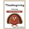 Thanksgiving Coloring Activity Book