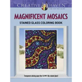 Creative Haven Magnificent Mosaics Stained Glass Coloring Book