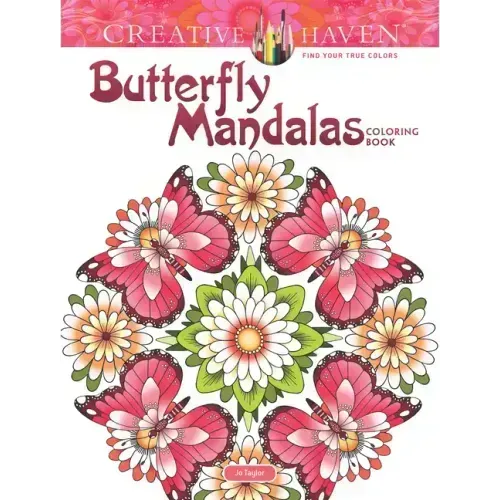 Creative Haven Butterfly Mandalas Coloring Book