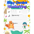 Easy Cursive Handwriting: handwriting tracing workbook-handwriting practice paper for kids-handwriting practice sheets