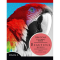 Beautiful Birds Volume 2: Grayscale coloring books for adults Relaxation (Adult Coloring Books Series, grayscale fantasy coloring books)