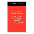 German Poetry from 1750 to 1900