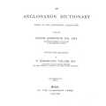 An Anglo-Saxon Dictionary