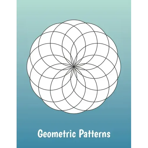 Geometric Patterns: Intricate coloring book pages for adults and teens