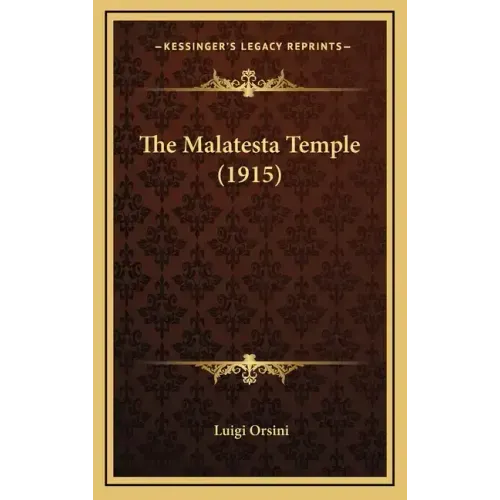 The Malatesta Temple (1915)
