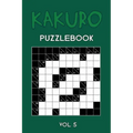 Kakuro Puzzlebook Vol 5: Cross Sums Puzzle Book, hard,10x10, 2 puzzles per page