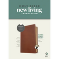 NLT Super Giant Print Bible, Filament Enabled (Leatherlike, Brown, Indexed, Red Letter)