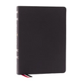 Lsb, MacArthur Study Bible, Black Genuine Leather, Comfort Print, Thumb Indexed: Unleashing God's Truth One Verse at a Time (Holy Bible, Legacy Standa