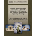 National Nutritional Foods Association V. Schmidt (Alexander) U.S. Supreme Court Transcript of Record with Supporting Pleadings
