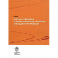Kolmogorov Operators in Spaces of Continuous Functions and Equations for Measures
