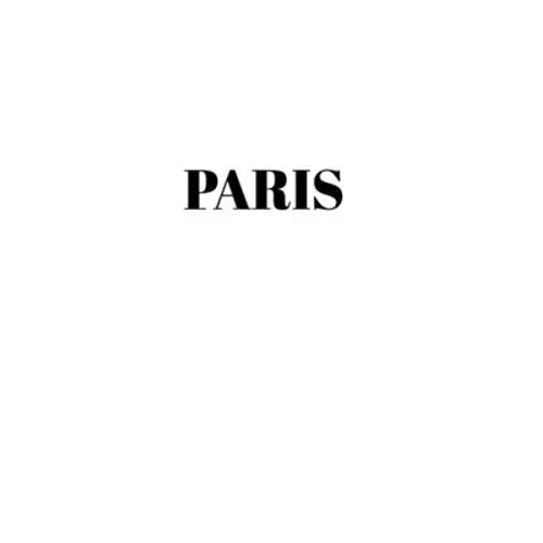 Paris: Hardcover White Decorative Book for Decorating Shelves, Coffee Tables, Home Decor, Stylish World Fashion Cities Design