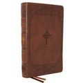 Nabre, New American Bible, Revised Edition, Catholic Bible, Large Print Edition, Leathersoft, Brown, Thumb Indexed, Comfort Print: Holy Bible
