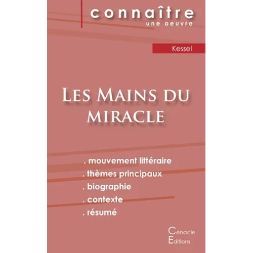 Fiche de lecture Les Mains du miracle de Joseph Kessel (analyse littéraire de référence et résumé complet)