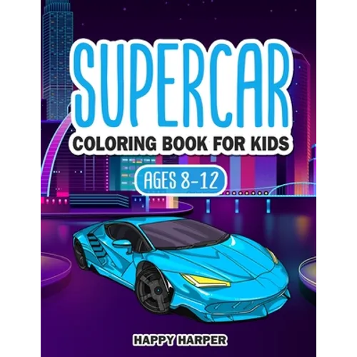 Supercar Coloring Book