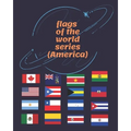 Flags of the World Series (Americas): adult coloring book