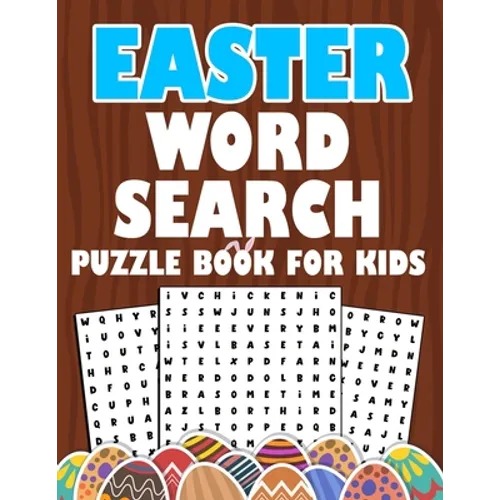 Easter Word Search Puzzle Book For Kids: Easter activity book for kids ages 6-12 To Learn Vocabulary and Improve Reading Skills Easter book for grade