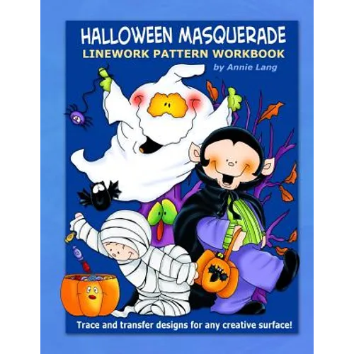 Halloween Masquerade: Linework Pattern Workbook