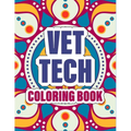 Vet Tech Coloring Book: A pretty Inspirational Veterinary Technician Coloring Book For Adults for Stress Relief & Relaxation - cute mandala co