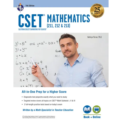 CSET Mathematics Book + Online