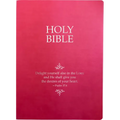 Kjver Holy Bible, Delight Yourself in the Lord Life Verse Edition, Large Print, Berry Ultrasoft: (King James Version Easy Read, Red Letter, Pink, Psal