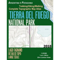 Tierra Del Fuego National Park Lago Fagnano Detailed Topo Large Scale Trekking/Hiking/Walking Complete Topographic Map Atlas Argentina Patagonia 1: 25
