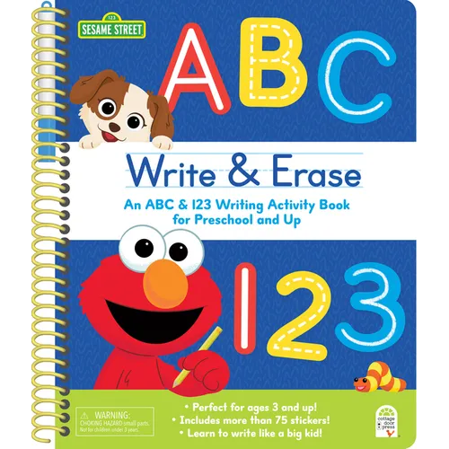 Sesame Street Write & Erase ABC and 123