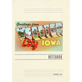 Vintage Lined Notebook Greetings from Webster City