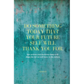 Do Something Today That Your Future Self Will Thank You For Lined Journal: Inspirational Journal: Motivational Green Lined Notebook