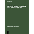 Lexikalische Semantik des Italienischen