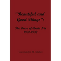 "Beautiful and good things": The Dress of Anaïs Nin 1931-1932