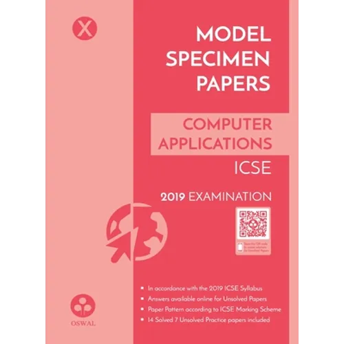Model Specimen Papers for Computer Applications