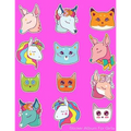 Sticker Album For Girls: 100 Plus Pages For PERMANENT Sticker Collection, Activity Book For Girls - 8.5 by 11