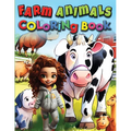 Farm Animals Coloring Book For Kids: Educational Farmyard Adventures in Every Page