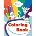 Coloring Book: Fun Travel Games for Kids Ages 4-8 - Engaging Activities for Road Trips, Air Travel for kids and boys. Animals, dinosa