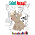 Safari Animals coloring book for kids: African Animals Clipart Safari Animals coloring book for little kids ages 2-3-4-5