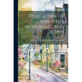 Dedication Of Minister's Monument, Aug. 28, 1899