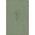 NASB Large Print Personal Size Reference Bible, Sage Suedesoft Leathertouch
