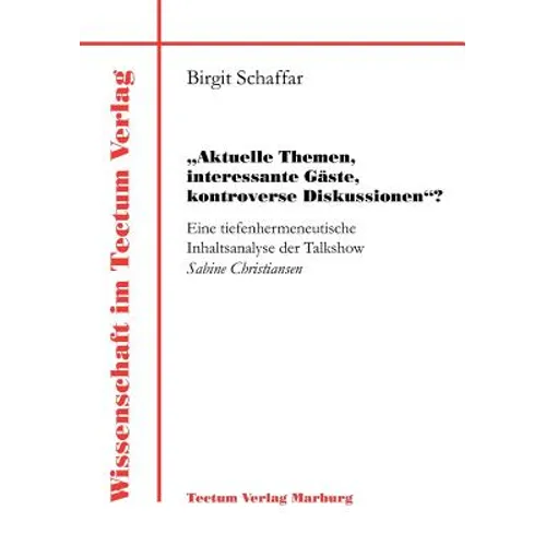 Aktuelle Themen, interessante Gäste, kontroverse Diskussionen? - Paperback