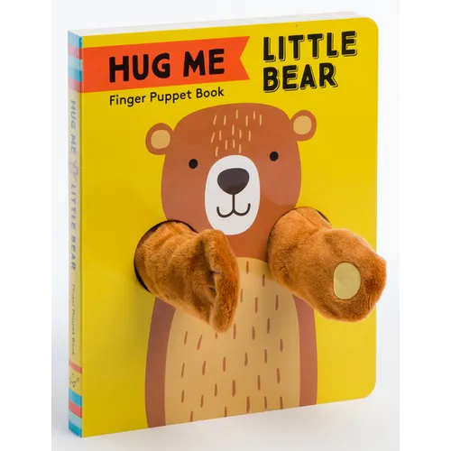 Hug Me Little Bear: Finger Puppet Book: (Baby's First Book, Animal Books for Toddlers, Interactive Books for Toddlers)